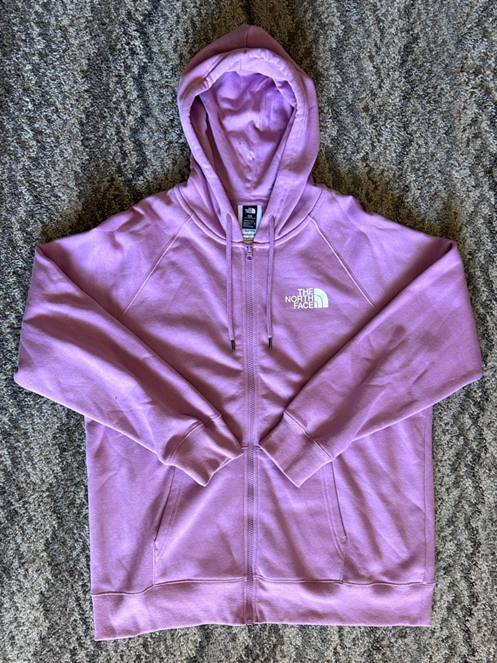 The North Face Evolution Regular Full-Zip Hoodie Lilac Pink Women’s Size XL